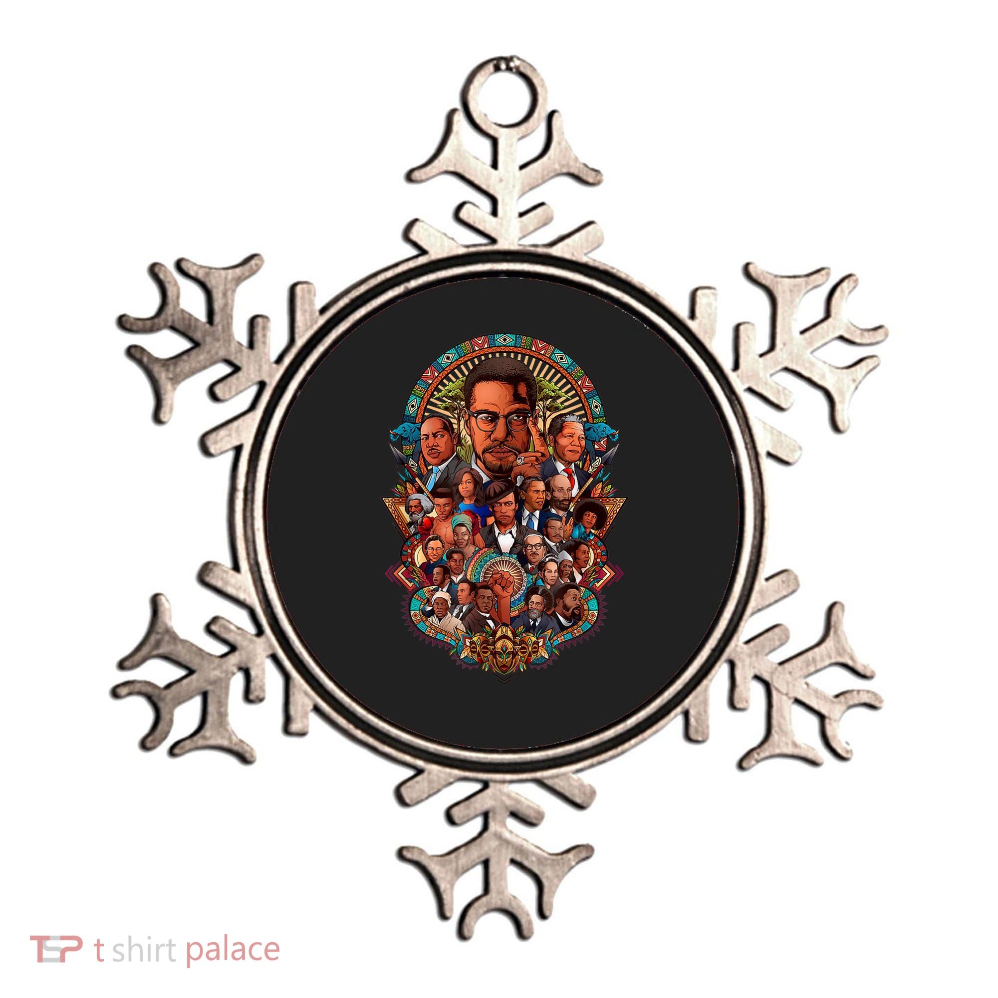 Black History Leaders Collage Inspirational African American Ornament