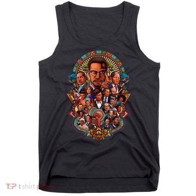 Black History Leaders Collage Inspirational African American Tank Top