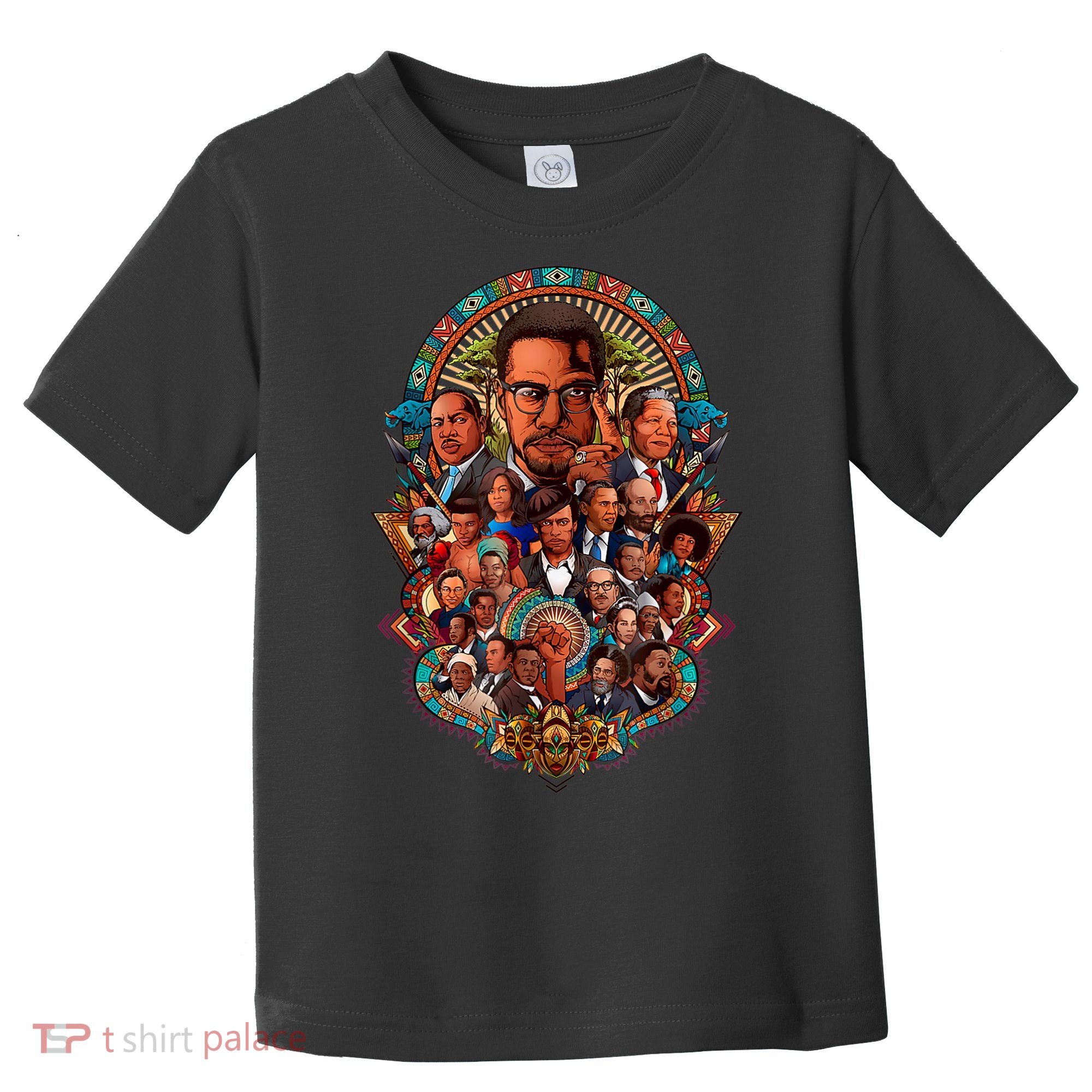 Black History Leaders Collage Inspirational African American Toddler T-Shirt