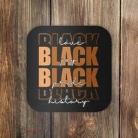 Black History Love Pride Month Melanin Coaster thumb 0