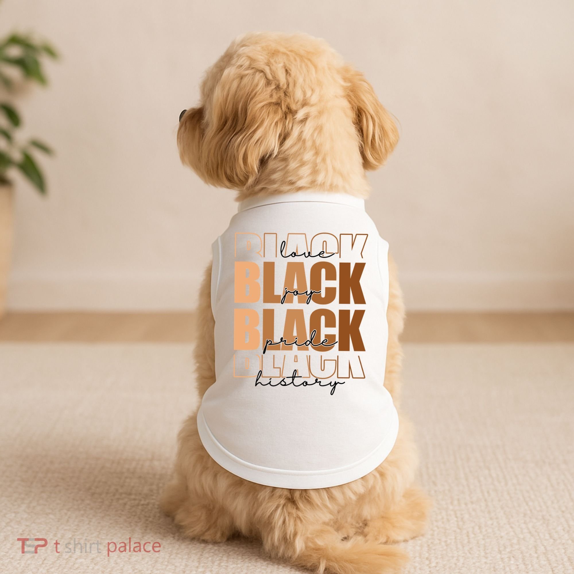 Black History Love Pride Month Melanin Doggie Tank