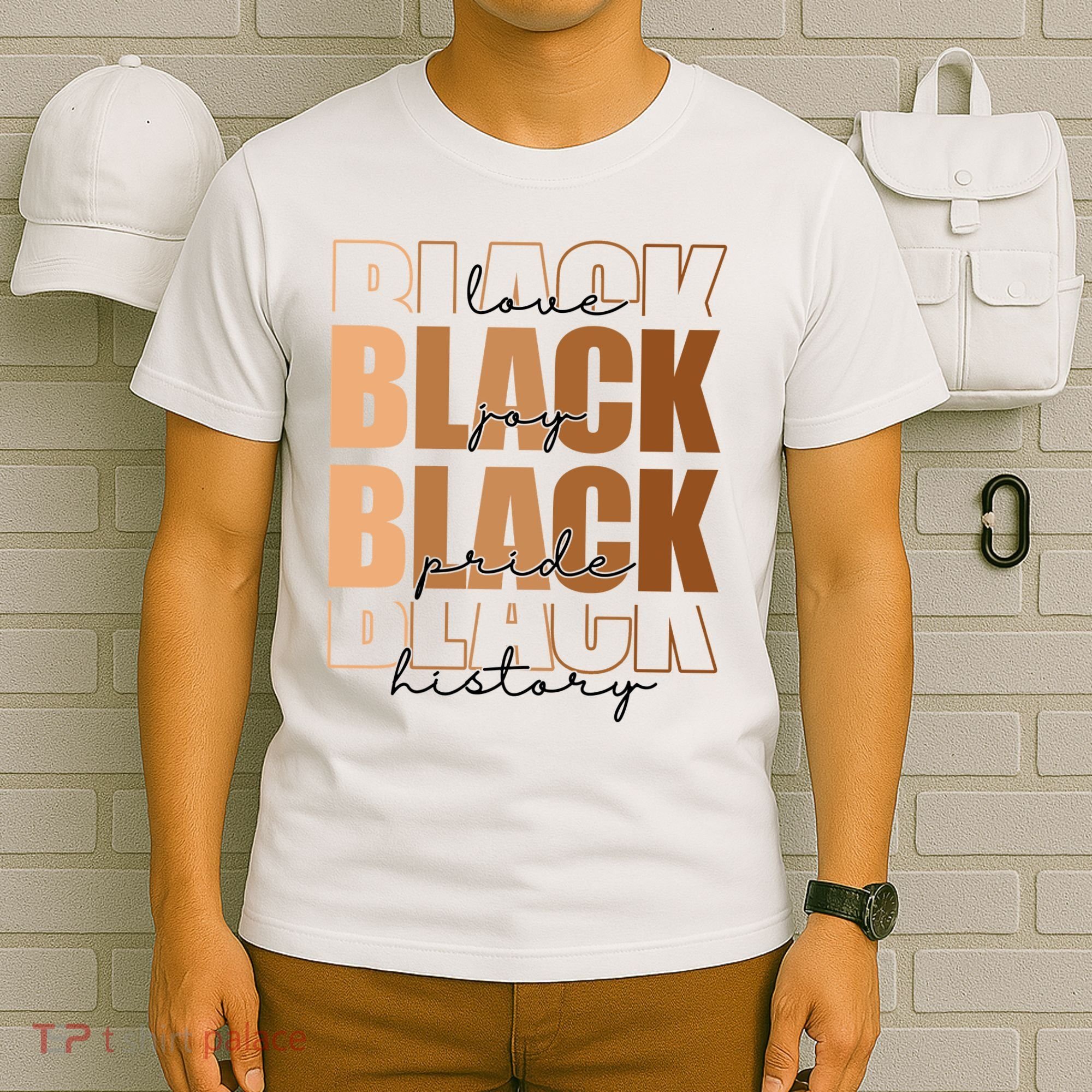 Black History Love Pride Month Melanin T-Shirt