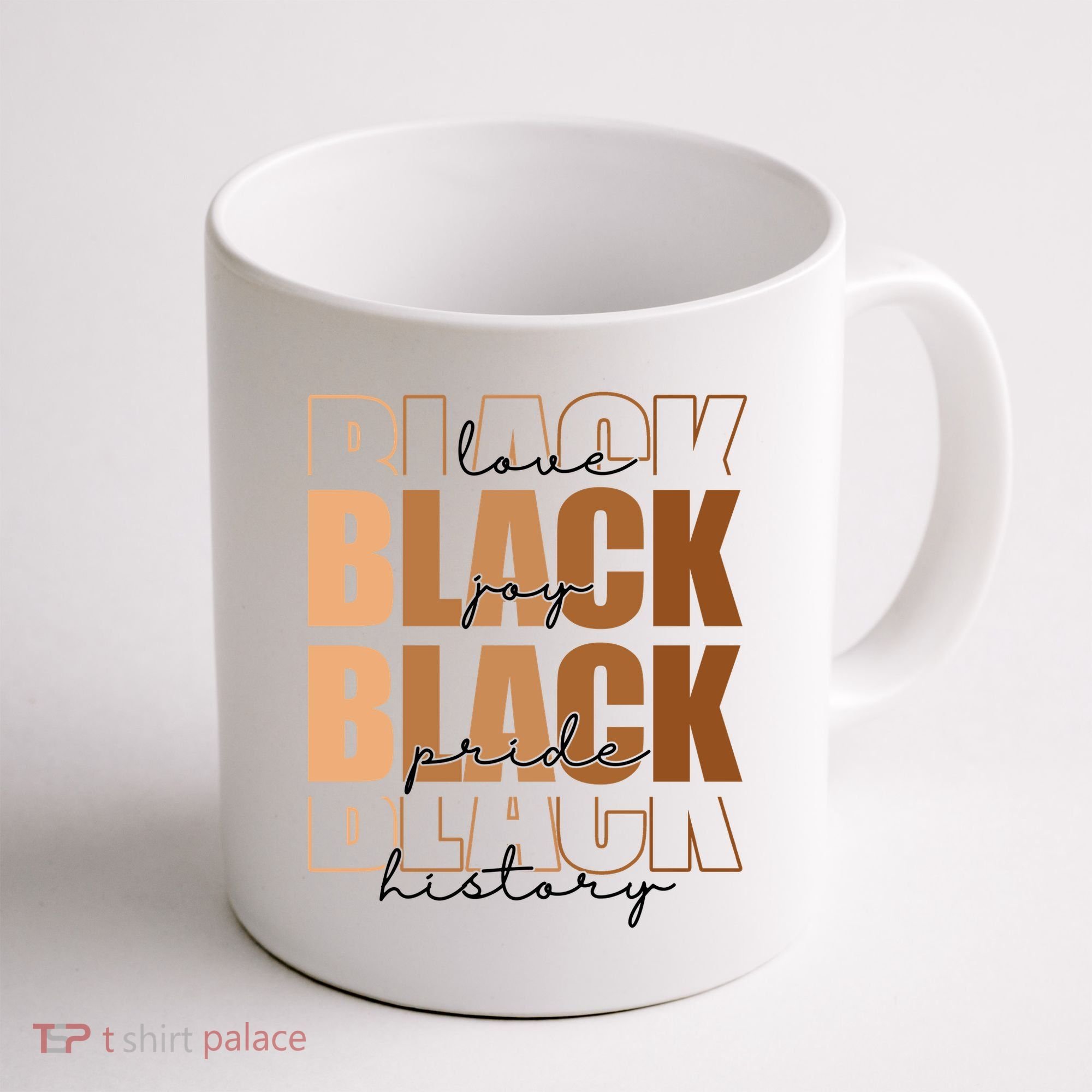 Black History Love Pride Month Melanin Coffee Mug