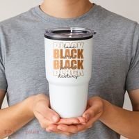 Black History Love Pride Month Melanin Tumbler thumb 2