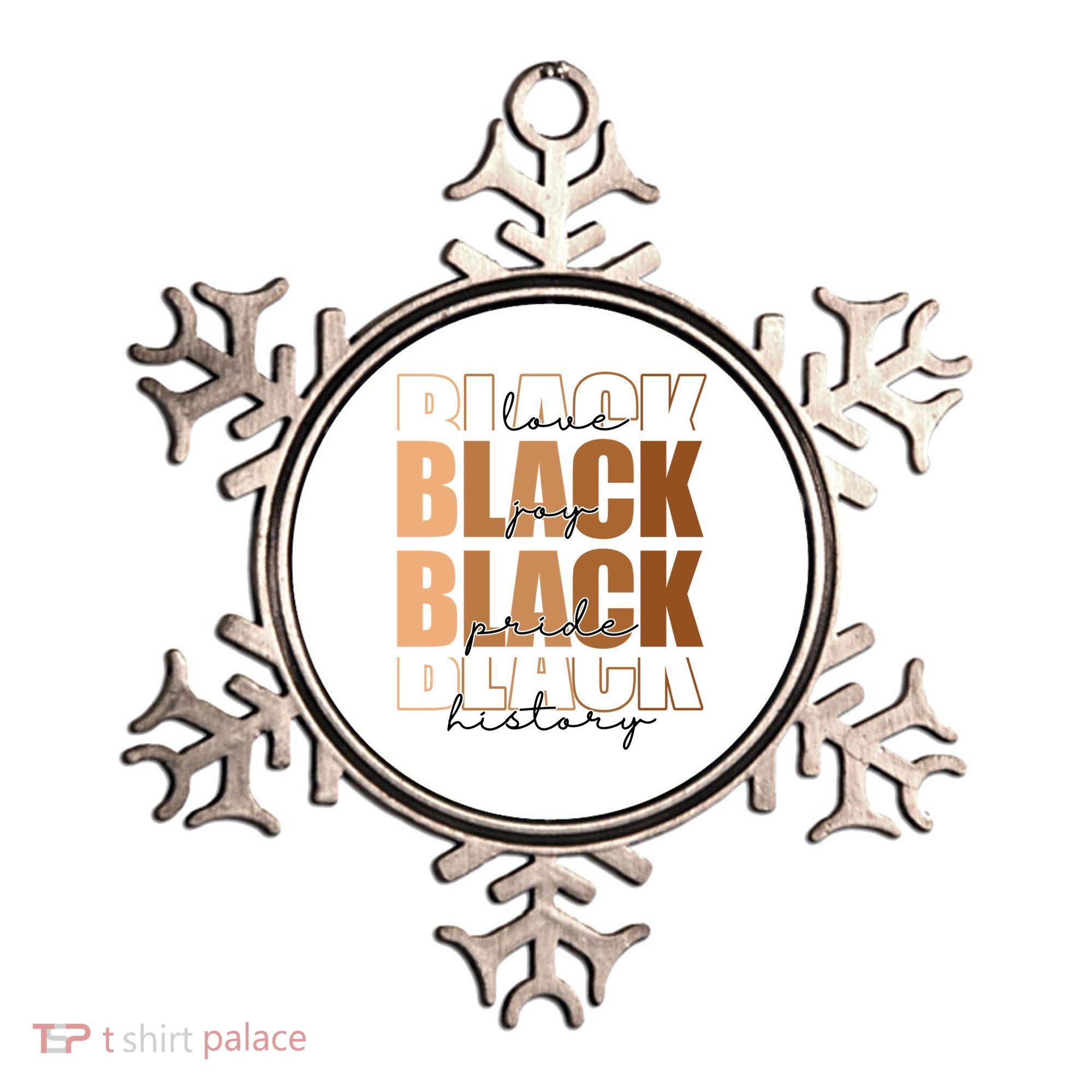 Black History Love Pride Month Melanin Ornament