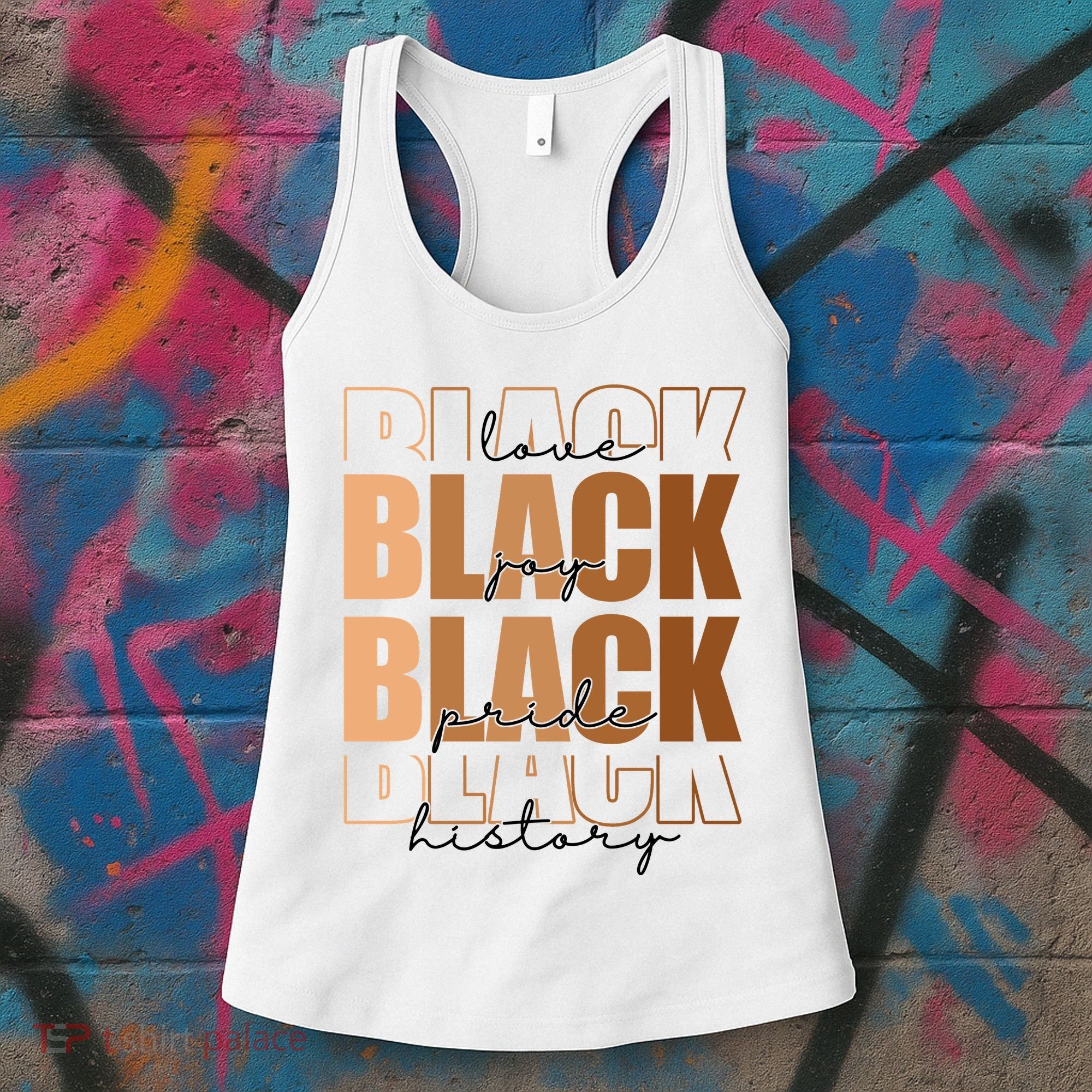 Black History Love Pride Month Melanin Women's Tank Top