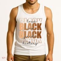 Black History Love Pride Month Melanin Tank Top thumb 3