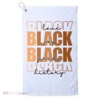 Black History Love Pride Month Melanin Golf Towel thumb 0