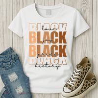 Black History Love Pride Month Melanin Women's T-Shirt thumb 3