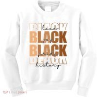 Black History Love Pride Month Melanin Kids Sweatshirt thumb 0