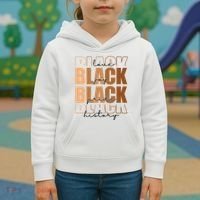 Black History Love Pride Month Melanin Kids Hoodie thumb 3