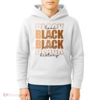 Black History Love Pride Month Melanin Kids Hoodie thumb 4
