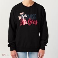 Because He Lives Jesus Cross Women's Sweatshirt thumb 0