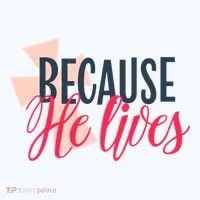 Because He Lives Jesus Cross Women's T-Shirt thumb 6
