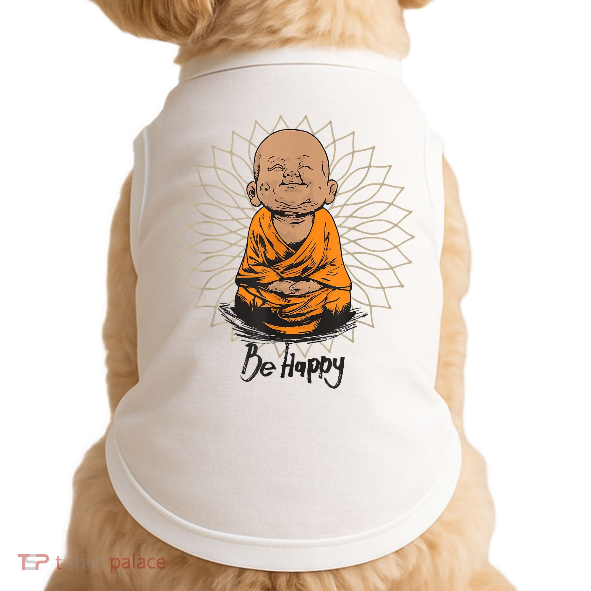 Ba Happy Little Happy Buddha Peaceful Doggie Tank