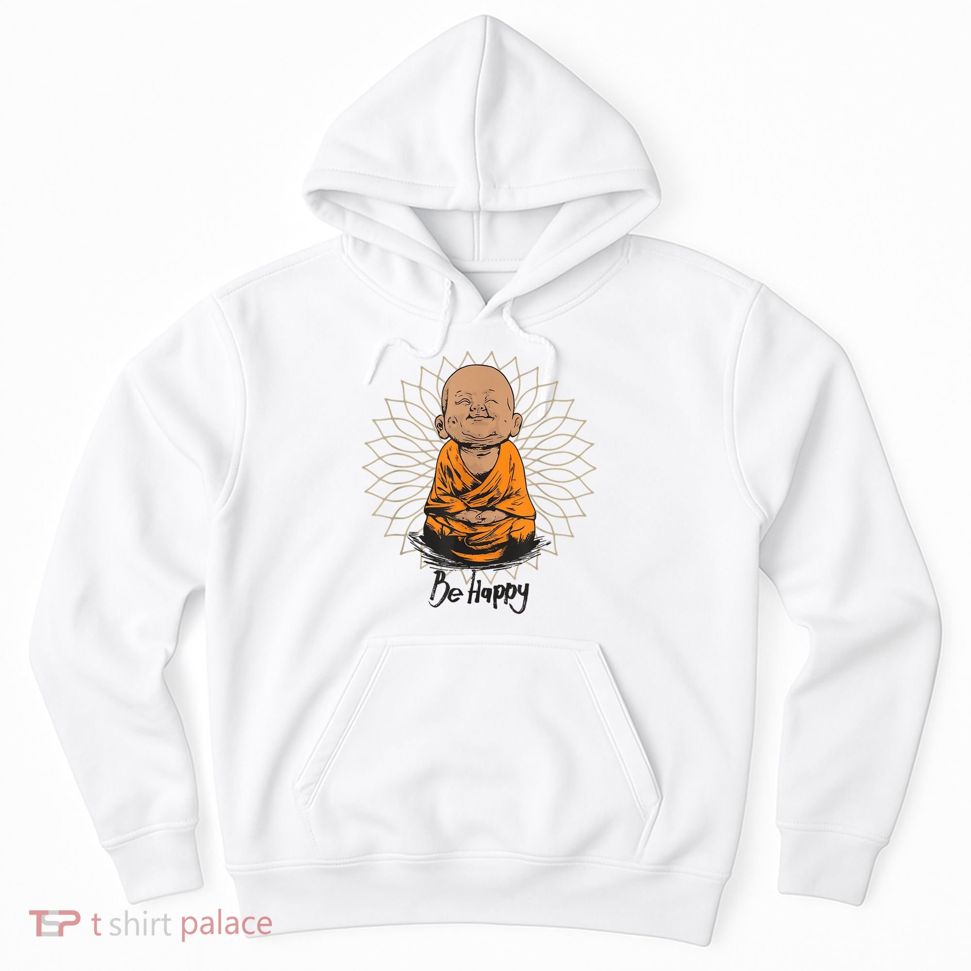 Ba Happy Little Happy Buddha Peaceful Hoodie