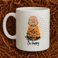Ba Happy Little Happy Buddha Peaceful Coffee Mug thumb 2