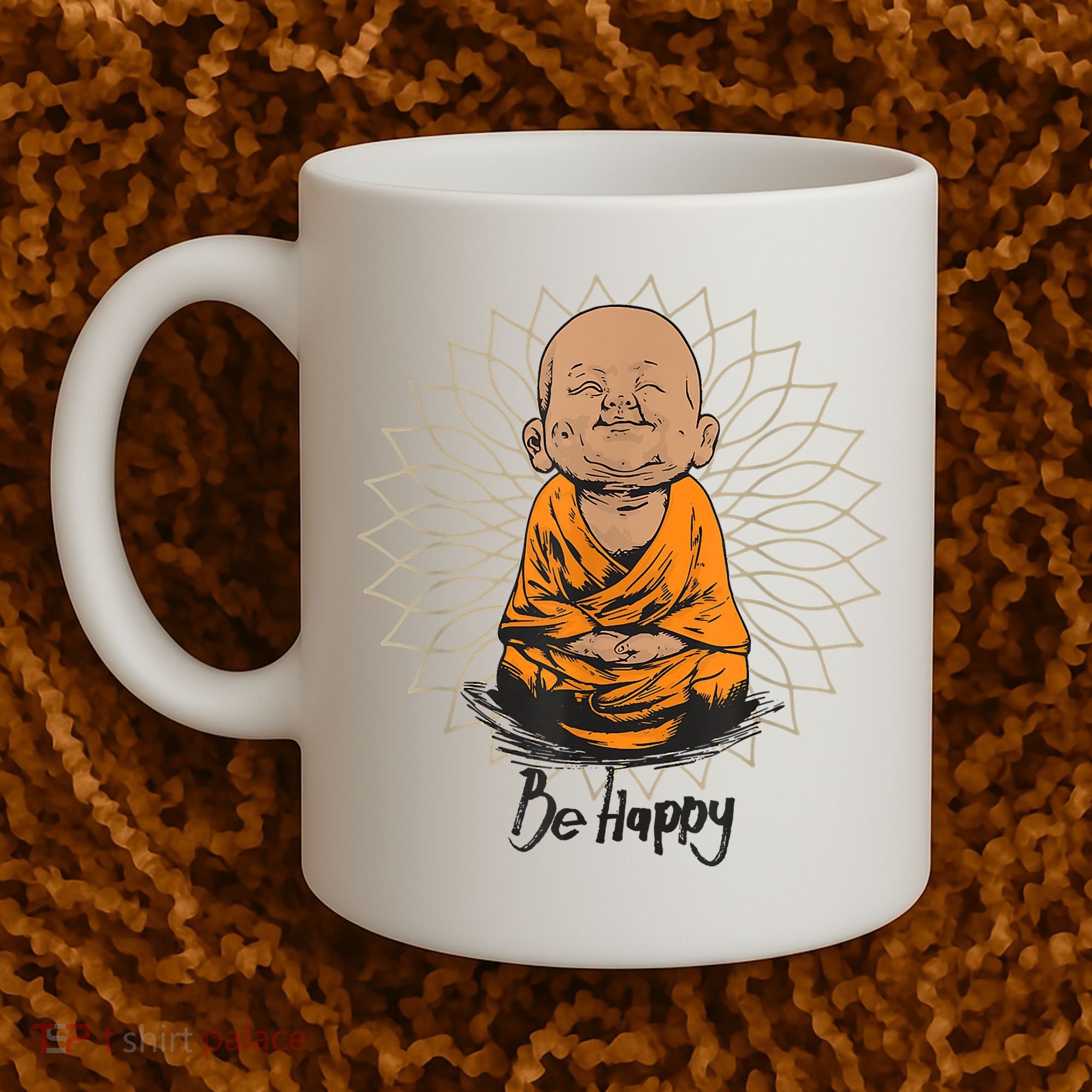 Ba Happy Little Happy Buddha Peaceful Coffee Mug