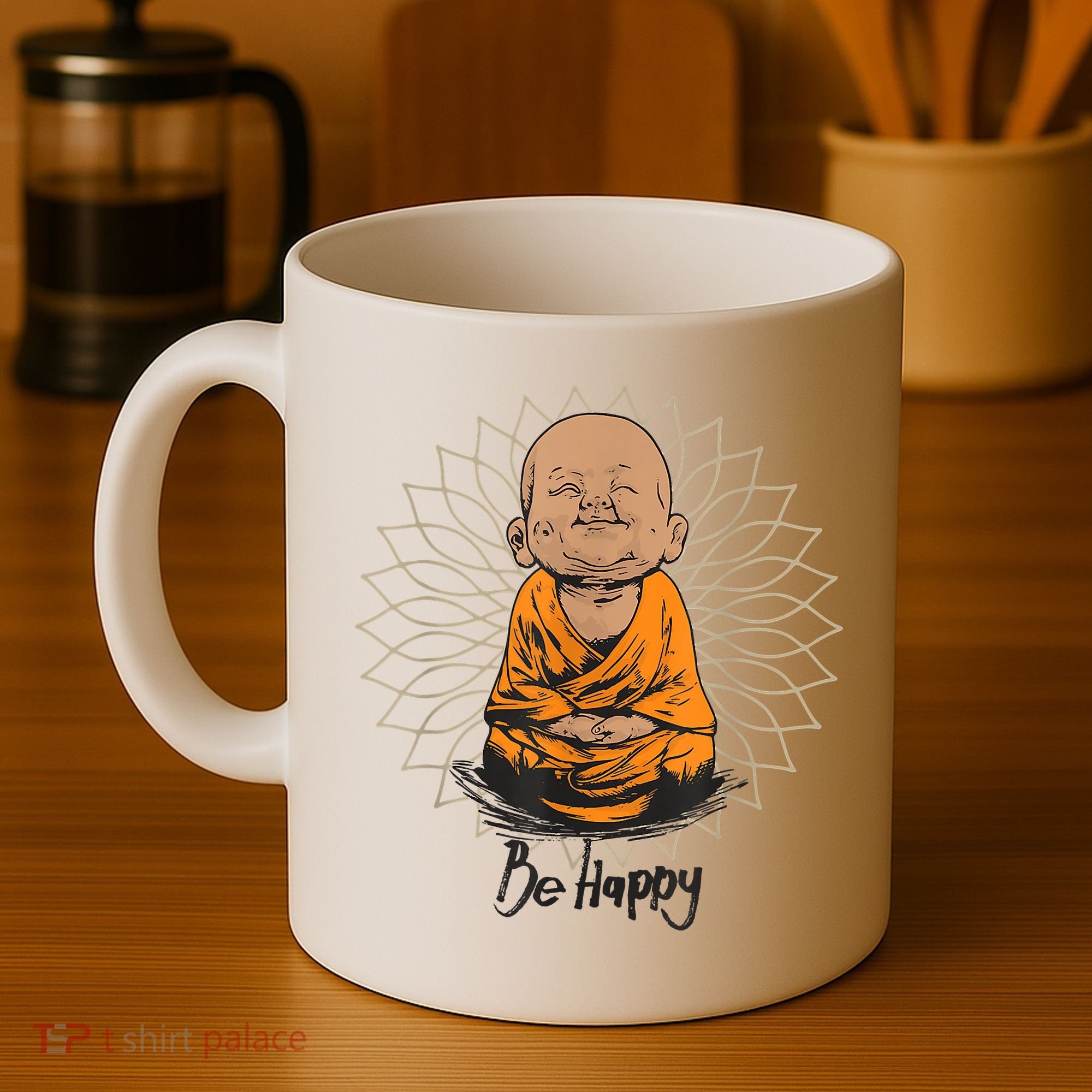 Ba Happy Little Happy Buddha Peaceful Coffee Mug