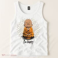 Ba Happy Little Happy Buddha Peaceful Tank Top thumb 2