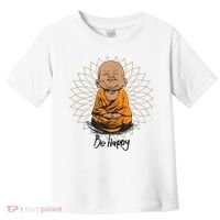 Ba Happy Little Happy Buddha Peaceful Toddler T-Shirt thumb 0