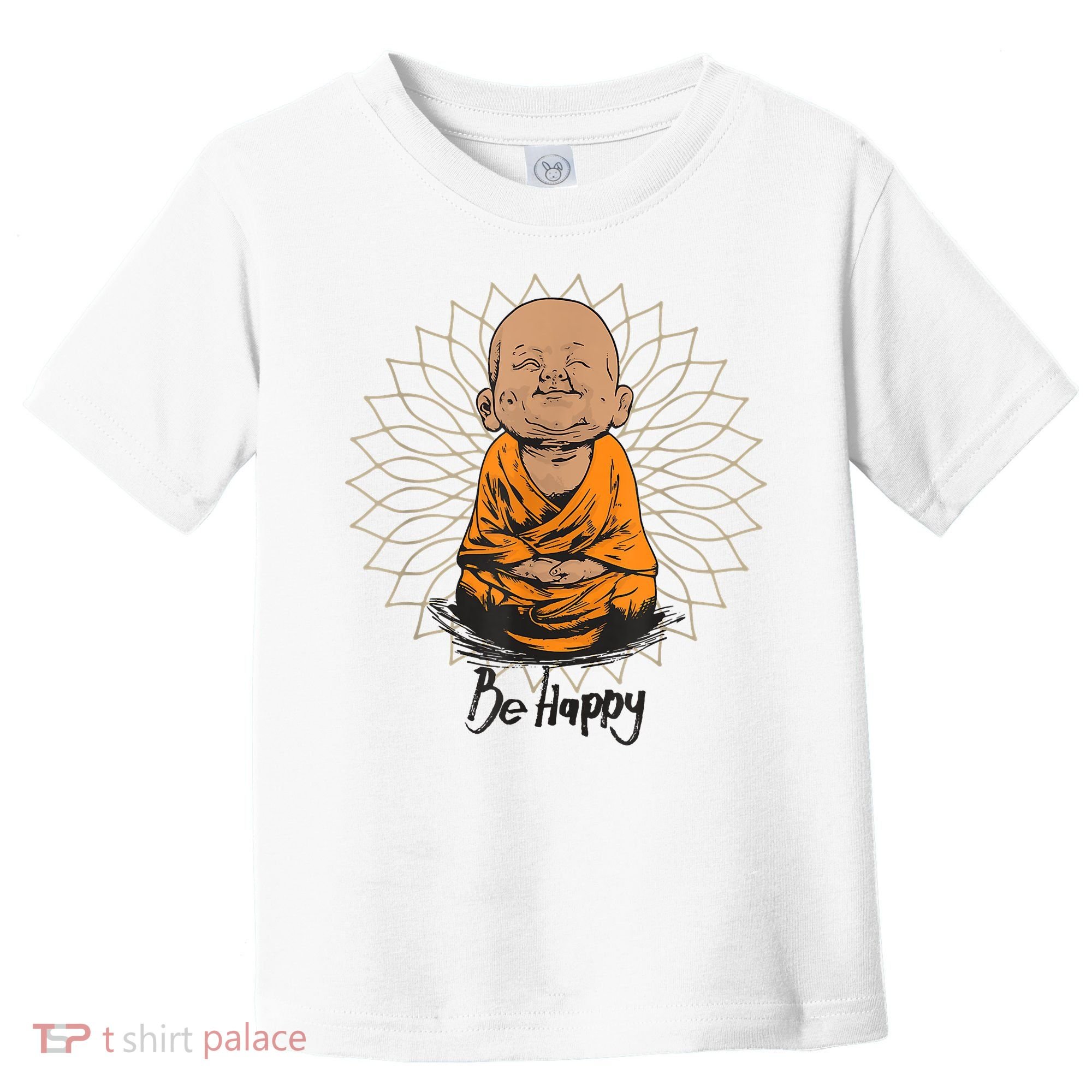 Ba Happy Little Happy Buddha Peaceful Toddler T-Shirt
