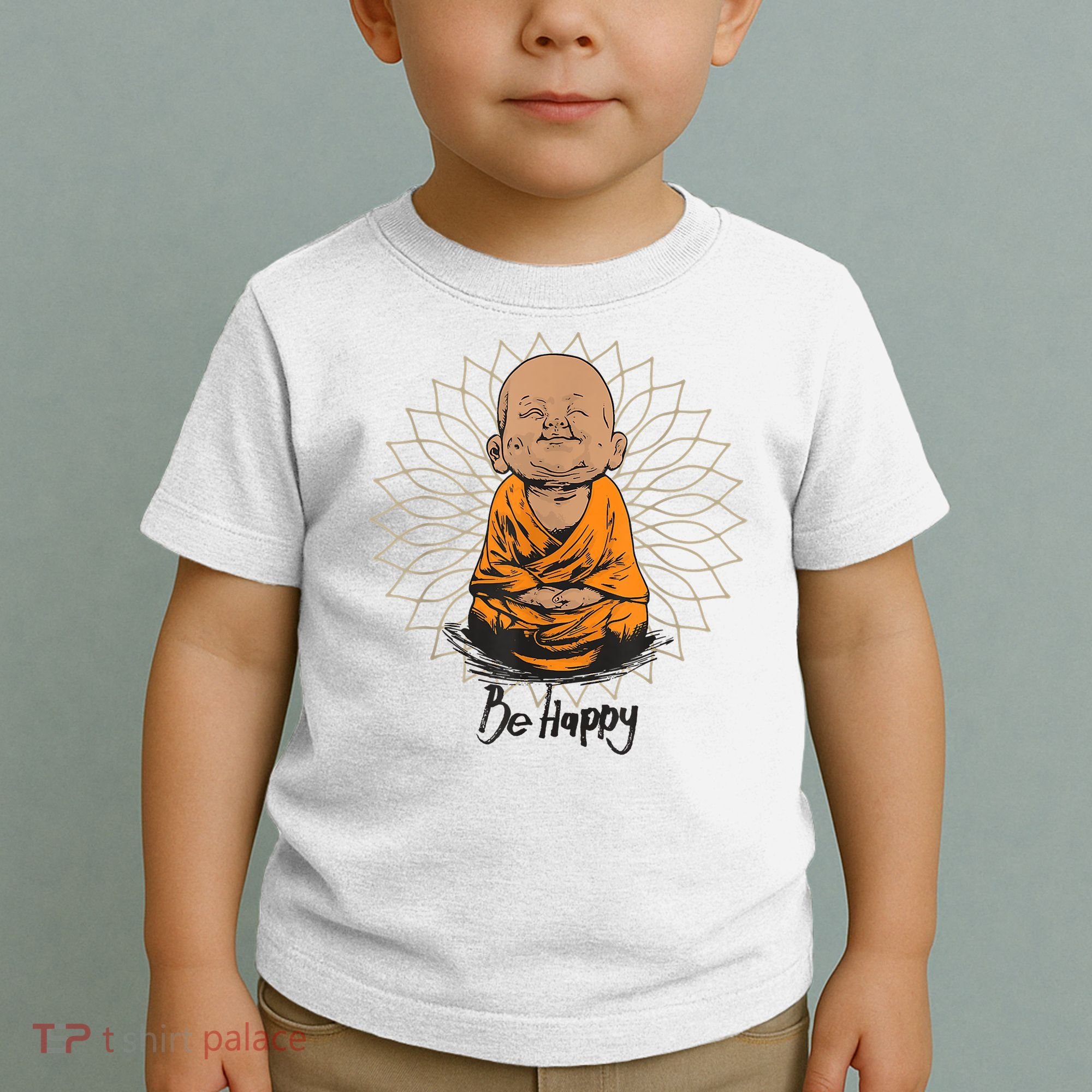 Ba Happy Little Happy Buddha Peaceful Toddler T-Shirt