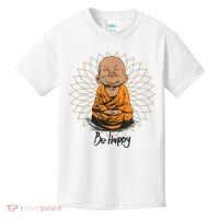 Ba Happy Little Happy Buddha Peaceful Kids T-Shirt thumb 0