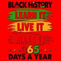 Black History Learn Live Make It 365 Days A Year Santa Hat thumb 1