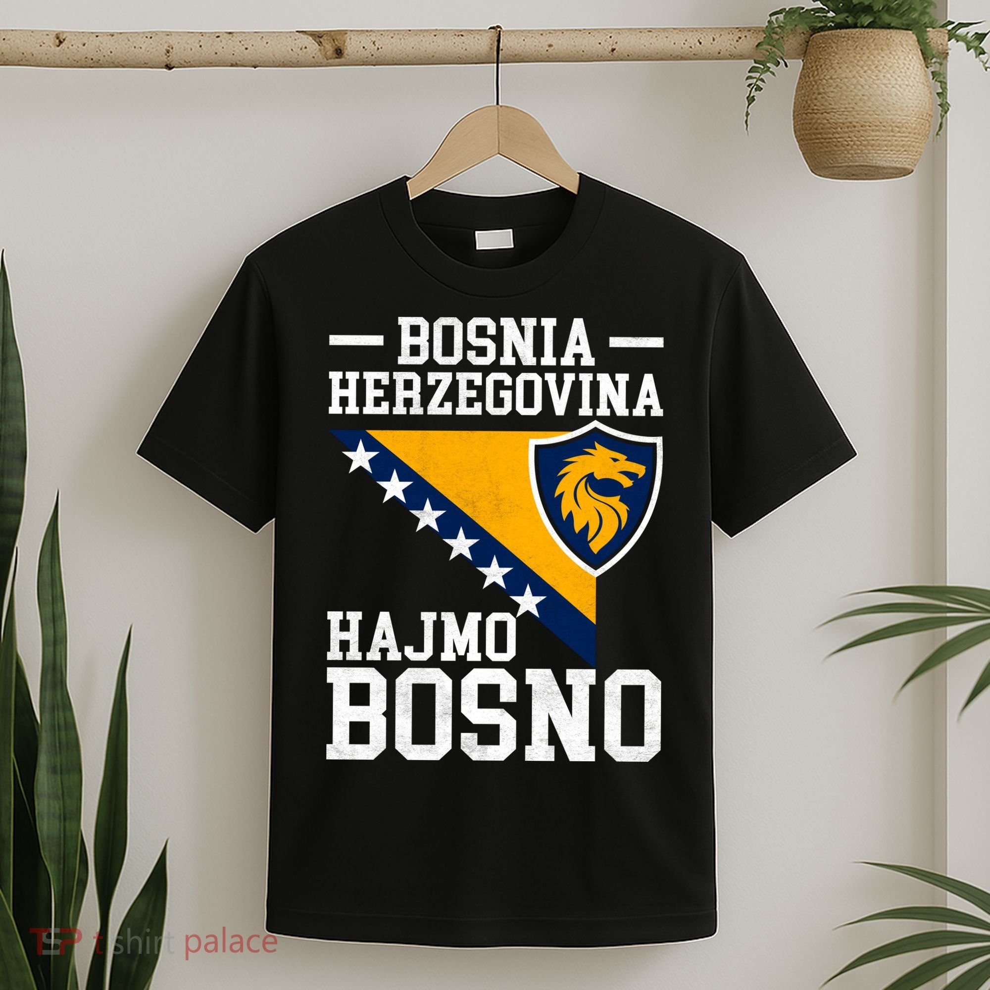 Bosnia Herzegovina Lion For Soccer Fans T-Shirt