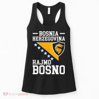 Bosnia Herzegovina Lion For Soccer Fans Women's Tank Top thumb 0