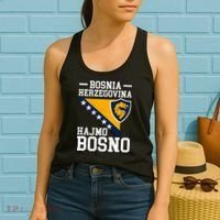 Bosnia Herzegovina Lion For Soccer Fans Women's Tank Top thumb 2
