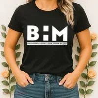 BHM Black History Month Dig Deeper Look Closer Think Bigger Women's T-Shirt thumb 2