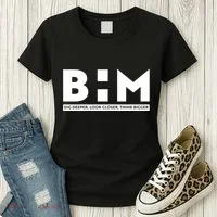 BHM Black History Month Dig Deeper Look Closer Think Bigger Women's T-Shirt thumb 3