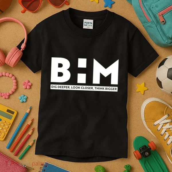 BHM Black History Month Dig Deeper Look Closer Think Bigger Kids T-Shirt