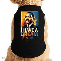 Black History Month Martin Have Dream Luther King Doggie Tank thumb 0