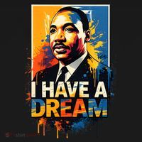 Black History Month Martin Have Dream Luther King Long Sleeve Shirt thumb 2