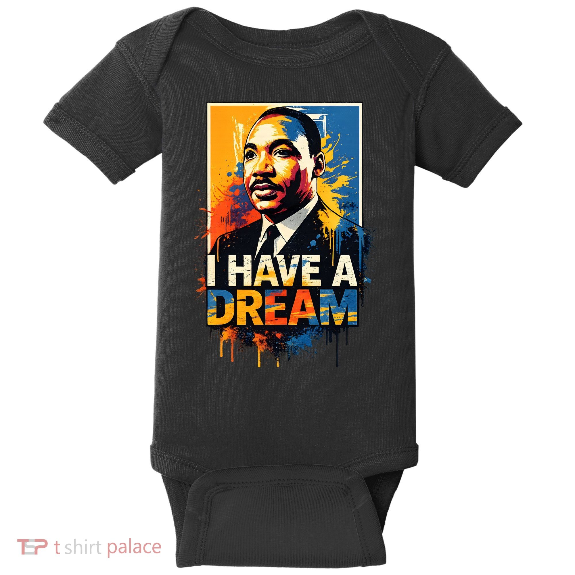 Black History Month Martin Have Dream Luther King Baby Bodysuit