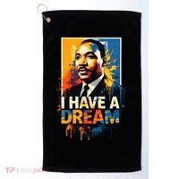 Black History Month Martin Have Dream Luther King Golf Towel thumb 0
