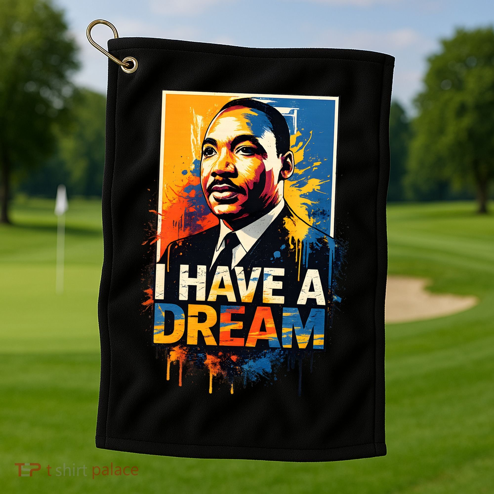 Black History Month Martin Have Dream Luther King Golf Towel