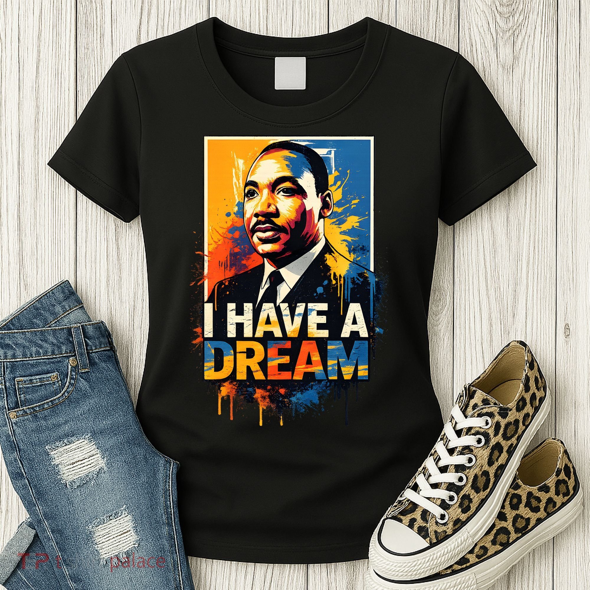 Black History Month Martin Have Dream Luther King Women's T-Shirt