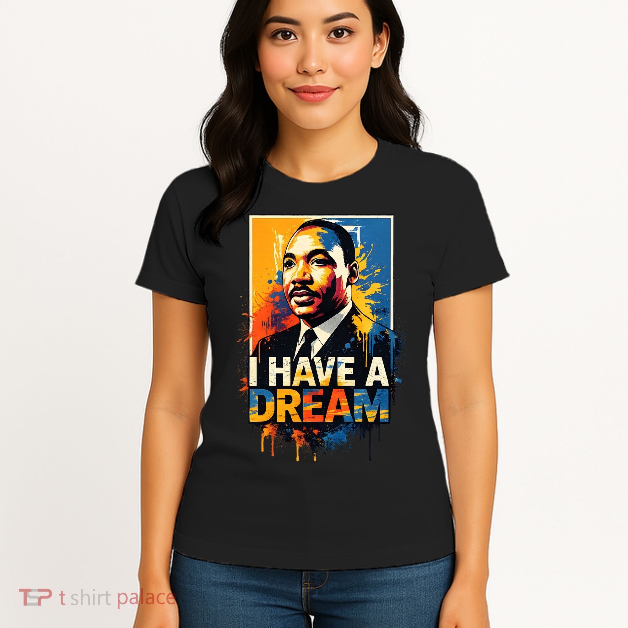 Black History Month Martin Have Dream Luther King Women's T-Shirt