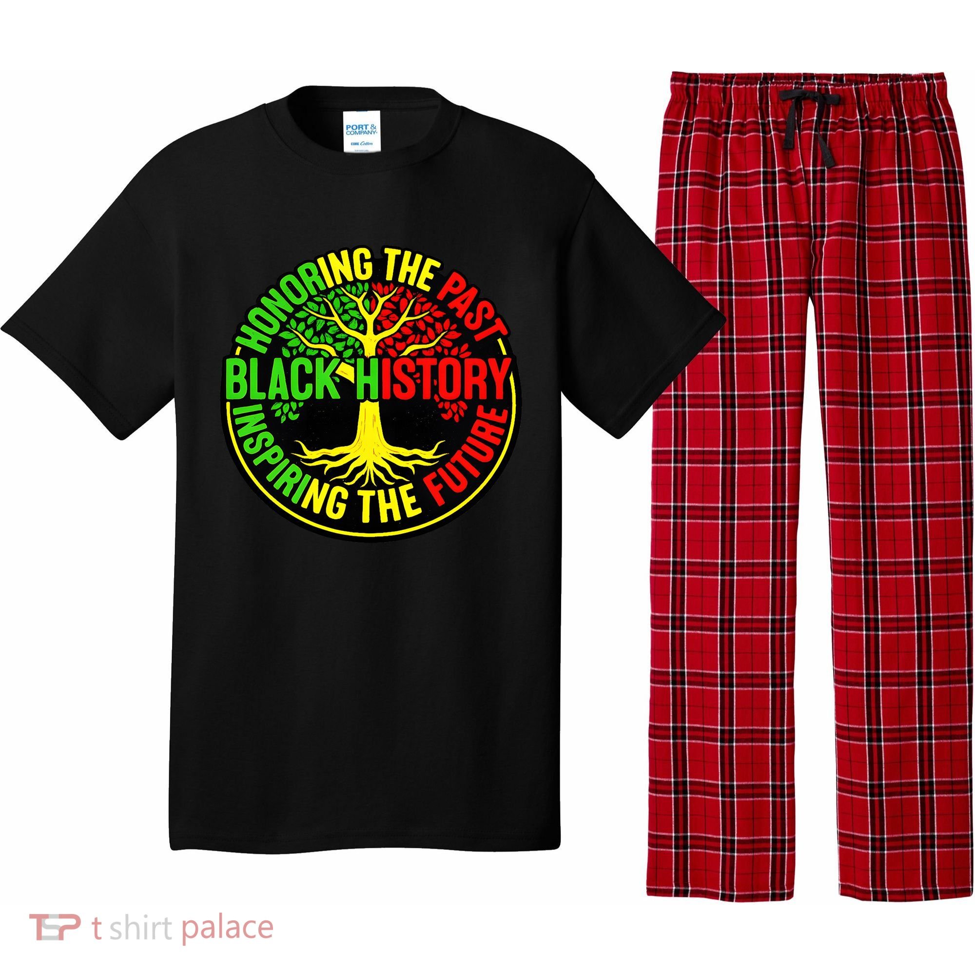 Black History Month African Amarican Culture Pride Pajama Set