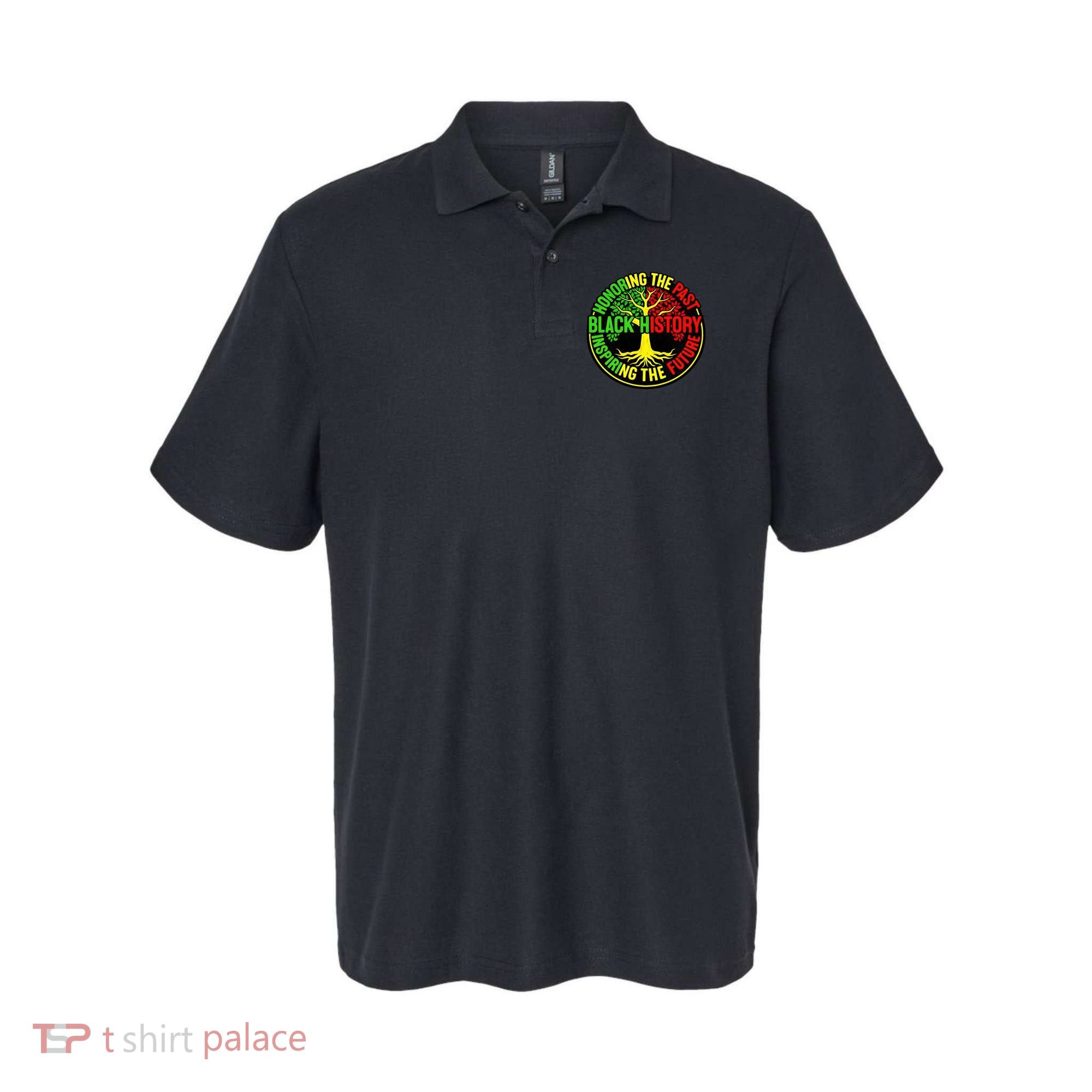 Black History Month African Amarican Culture Pride Polo