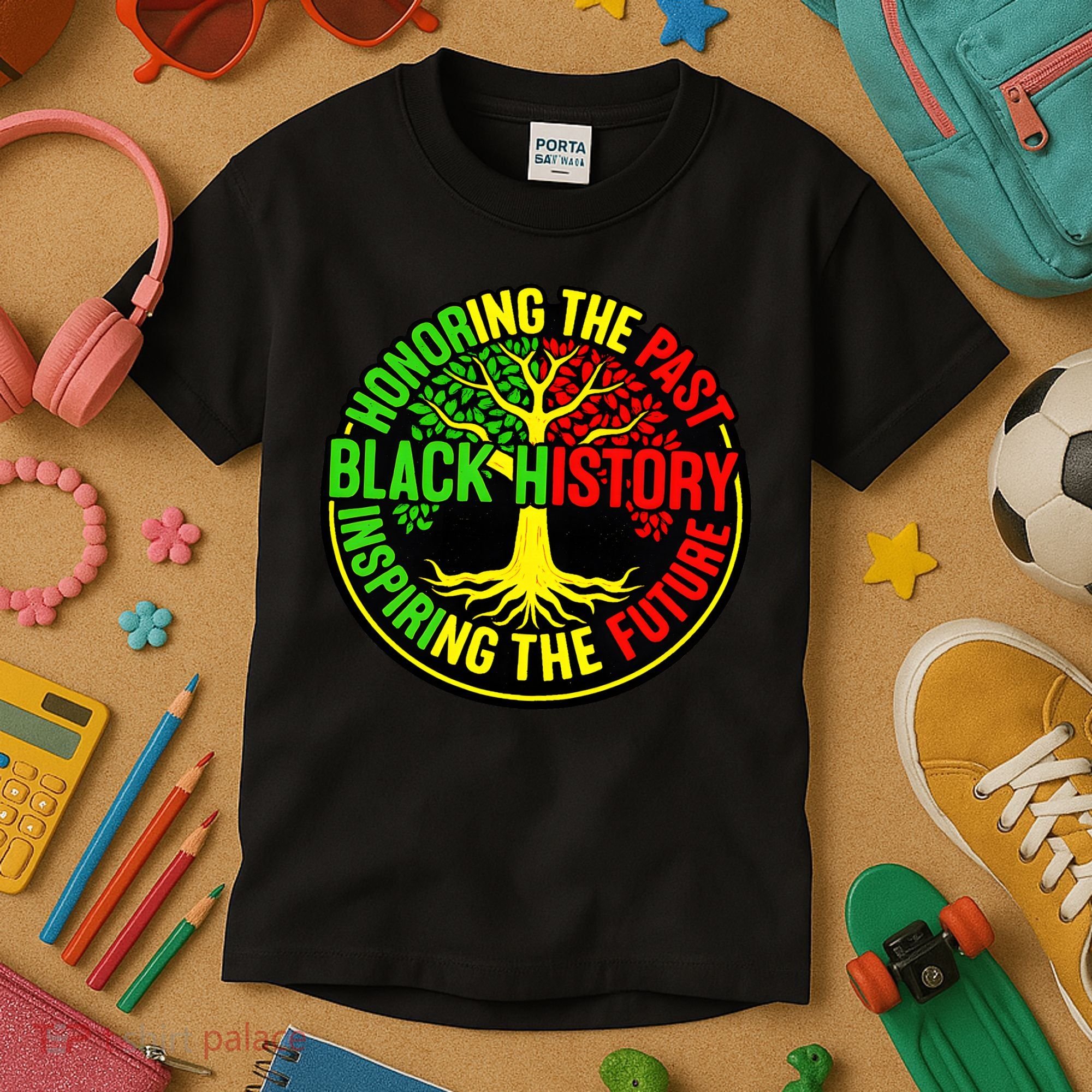 Black History Month African Amarican Culture Pride Kids T-Shirt