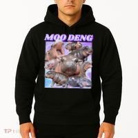 Baby Hippo Moo Deng Hoodie thumb 2