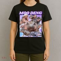 Baby Hippo Moo Deng T-Shirt thumb 4