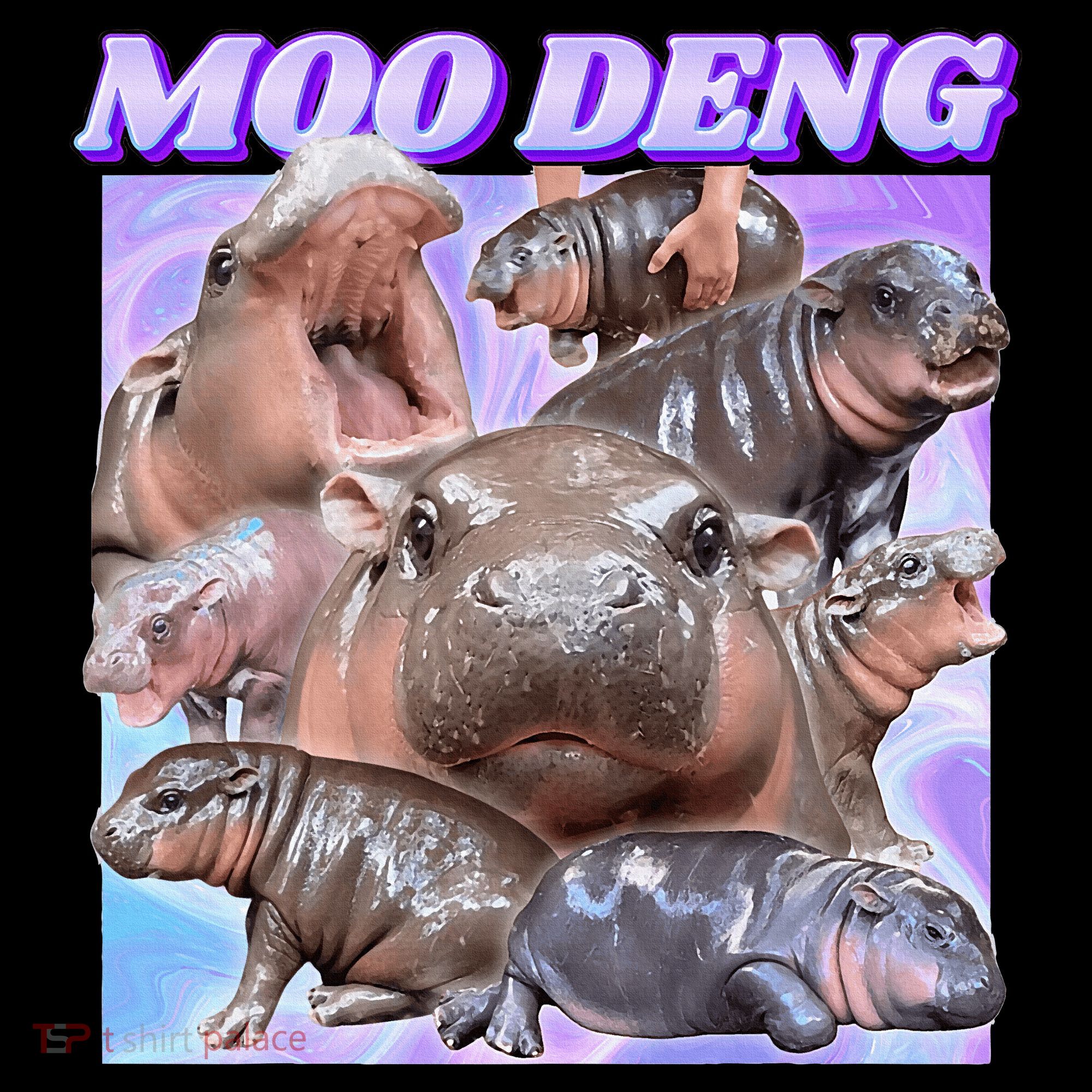Baby Hippo Moo Deng Tank Top