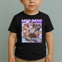Baby Hippo Moo Deng Toddler T-Shirt thumb 2