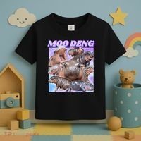 Baby Hippo Moo Deng Toddler T-Shirt thumb 3